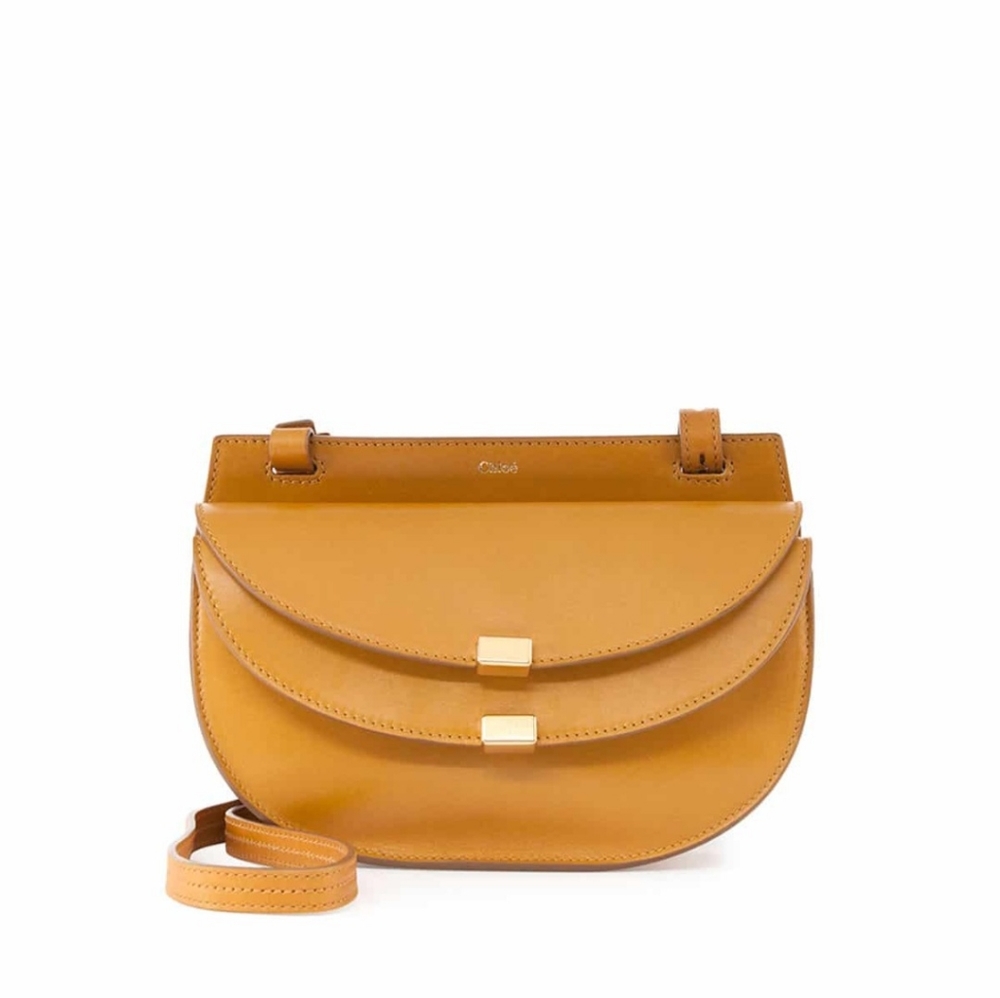 💛 CHLOE Geogia Double Flap Crossbody Bag